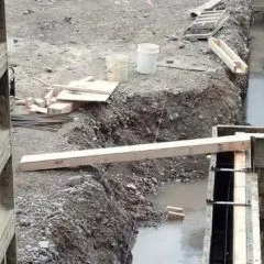 Basement concrete flooring project