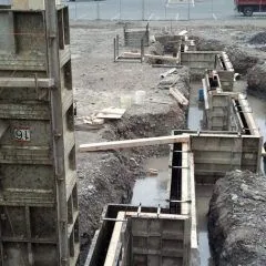 Finished basement concrete surface